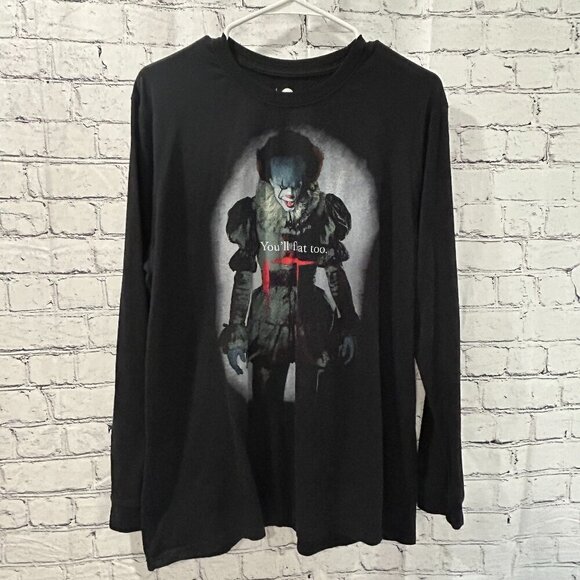 Men’s Warner Brother’s “It” Pennywise long sleeved tee Size XL - Picture 1 of 3